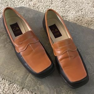 Like New Collection Carrini Two-Tone Driving Shoes
